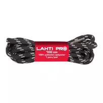 Lahti Pro Batų raišteliai Apvalūs 150 cm Juodai-pilki
