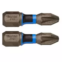 Makita Torsion sukimo antgalis (C-form), PZ2-25mm, 2vnt. Impact Premier E-03171 PZ2 • 25 mm • 1/4" • 2vnt