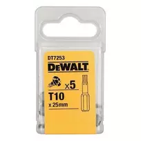 Dewalt antgaliai atsuktuvai torx torx antgaliams 25 mm t10