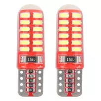 Amio LED lemputė Vertex Canbus 24SMD T10e Silca Baltas 12V 2vnt.
