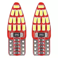 LED lemputės Canbus 24SMD 3014 T10E W5W šoninės baltos 12V amio-01285