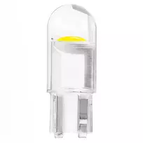 Standartinė skaidriai balta LED lemputė T10 W5W 12V balta 100 vnt. amio-02955