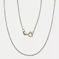 Sidabrinė grandinėlė Anchor round 1,1 mm - 2.4 g. - 50 - 1,1 mm.