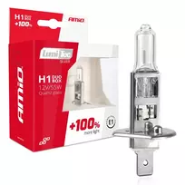 Halogeninės lemputės H1 12V 55W „Lumitec“ sidabrinės +100% duo amio-01401