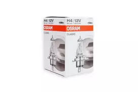 Żarówka Osram Classic H4 12V 60/55 P43T halogeninė lemputė