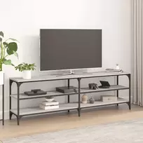 TV staliukas Televizoriaus spintelė, pilka ąžuolo, 160x30x50cm, mediena