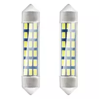 Amio Led lemputės 2 vnt, 18SMD, C5W, 41mm, 12V