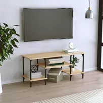 TV staliukas Televizoriaus spintelė, ąžuolo, 102x35x45,5cm, apdirbta mediena