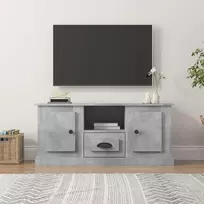 TV staliukas Televizoriaus spintelė, betono pilka, 100x35,5x45cm, mediena