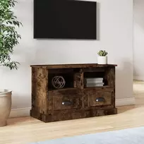 TV staliukas Televizoriaus spintelė, dūminio ąžuolo, 80x35x50cm, mediena