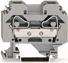 Wago 283-101 Dviejų laidų šynų jungtis 16 mm² pilka 283-101