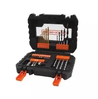 Black & Decker Juodas & Decker komplektas 31 vnt. grąžtai ir antgaliai 1/4" Juodas+DECKER [A7233-XJ]