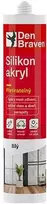 Den Braven silikoninis akrilas, 280 ml, baltas