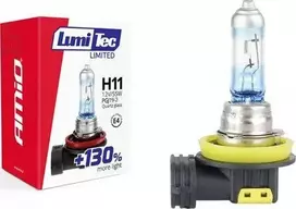 Automobilinė lemputė Amio LumiTec Limited H11 12V 55W + 130%