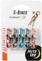 NITE-IZE karabinai S-Biner MicroLock (5vnt) Daugiaspalviai