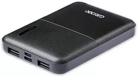 Powerbank Grixx Grixx Powerbank 5000mAh Micro USB & USB-C Juodas