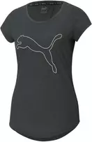 Puma Palaidinė Moterims Performance Heather Cat Tee Pilkas 520320 07