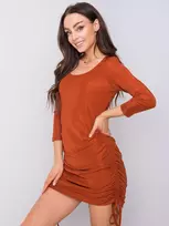 Och Bella Suknelė-TW-SK-BL-003.91-tamsiai oranžinė