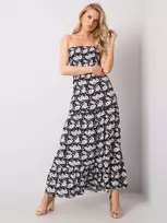Fresh Made Suknelė-D73771M30251-juoda ir balta