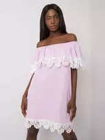 Lakerta Suknelė - LK-SK-506992.11 - šviesiai violetinė