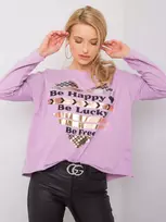 Italy Moda Palaidinė-DHJ-BZ-21103.06P-šviesiai violetinė