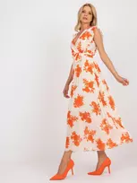 Italy Moda Suknelė-DHJ-SK-13166.94P-oranžinė