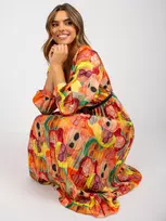 Italy Moda Suknelė-DHJ-SK-15163.84-oranžinė