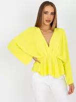 Italy Moda Palaidinė-DHJ-BZ-11979.67-geltona