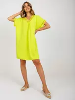 Italy Moda Suknelė-DHJ-SK-0123.60P-lime