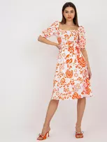 Lakerta Suknelė-LK-SK-508944.45P-oranžinė