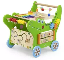 Viga Toys VIGA medinis stumdukas–krokodiliukas 12w1