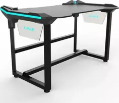E-Blue Žaidimų stalas E-Mėlyna EGT536BK LED Gaming Desk, su pašvietimu