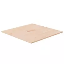 Stalviršis, 70x70x1,5cm, neapdorotas ąžuolo medienos masyvas