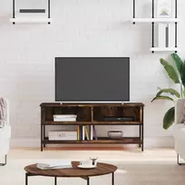 TV staliukas Televizoriaus spintelė, dūminio ąžuolo, 100x35x45cm, mediena