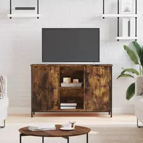 TV staliukas Televizoriaus spintelė, dūminio ąžuolo, 100x35x65cm, mediena