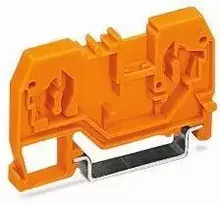Wago Svoris 280-902 Bėgelio gnybtas 2 laidų 2,5 mm2 oranžinis 280-902