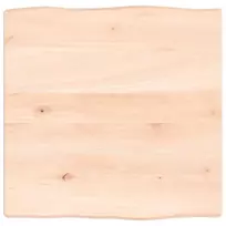 Stalviršis, 40x40x2cm, ąžuolo medienos masyvas, su gyvu kraštu