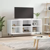 TV staliukas Televizoriaus spintelė, balta, 103,5x30x50cm, apdirbta mediena