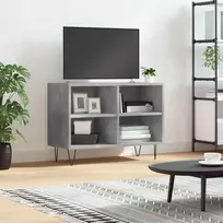 TV staliukas Televizoriaus spintelė, betono pilka, 69,5x30x50cm, mediena