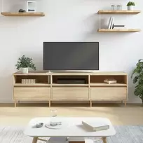 TV staliukas Televizoriaus spintelė, ąžuolo, 150x30x44,5cm, apdirbta mediena
