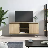 TV staliukas Televizoriaus spintelė, sonoma ąžuolo, 104x35x50cm, mediena
