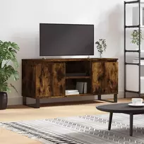 TV staliukas Televizoriaus spintelė, dūminio ąžuolo, 104x35x50cm, mediena
