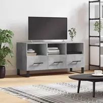 TV staliukas Televizoriaus spintelė, betono pilka, 102x36x50cm, mediena
