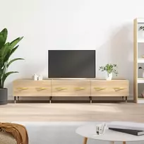 TV staliukas Televizoriaus spintelė, sonoma ąžuolo, 150x36x30cm, mediena