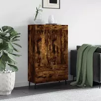 Komoda, dūminio ąžuolo spalvos, 69,5x31x115cm, apdirbta mediena