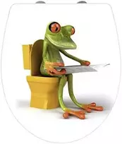 Tualeto sėdynė FROG NEWS, Duroplast, WENKO