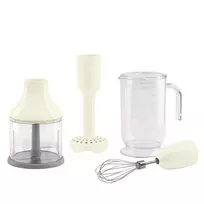 Virtuvinis Maišytuvas - SMEG HANDMIXER HBAC11CR 1.4L Matuoklis, 500ml Smulkintuvas, Grietinėlė
