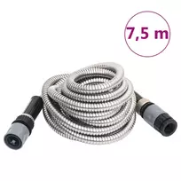 Sodo žarna su purškimo antgaliu, sidabrinė, 0,6", 7,5m, plienas