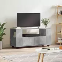 TV staliukas Televizoriaus spintelė, betono pilka, 102x34,5x43cm, mediena