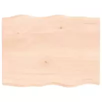 Stalviršis, 80x60x2 cm, ąžuolo medienos masyvas, su gyvu kraštu